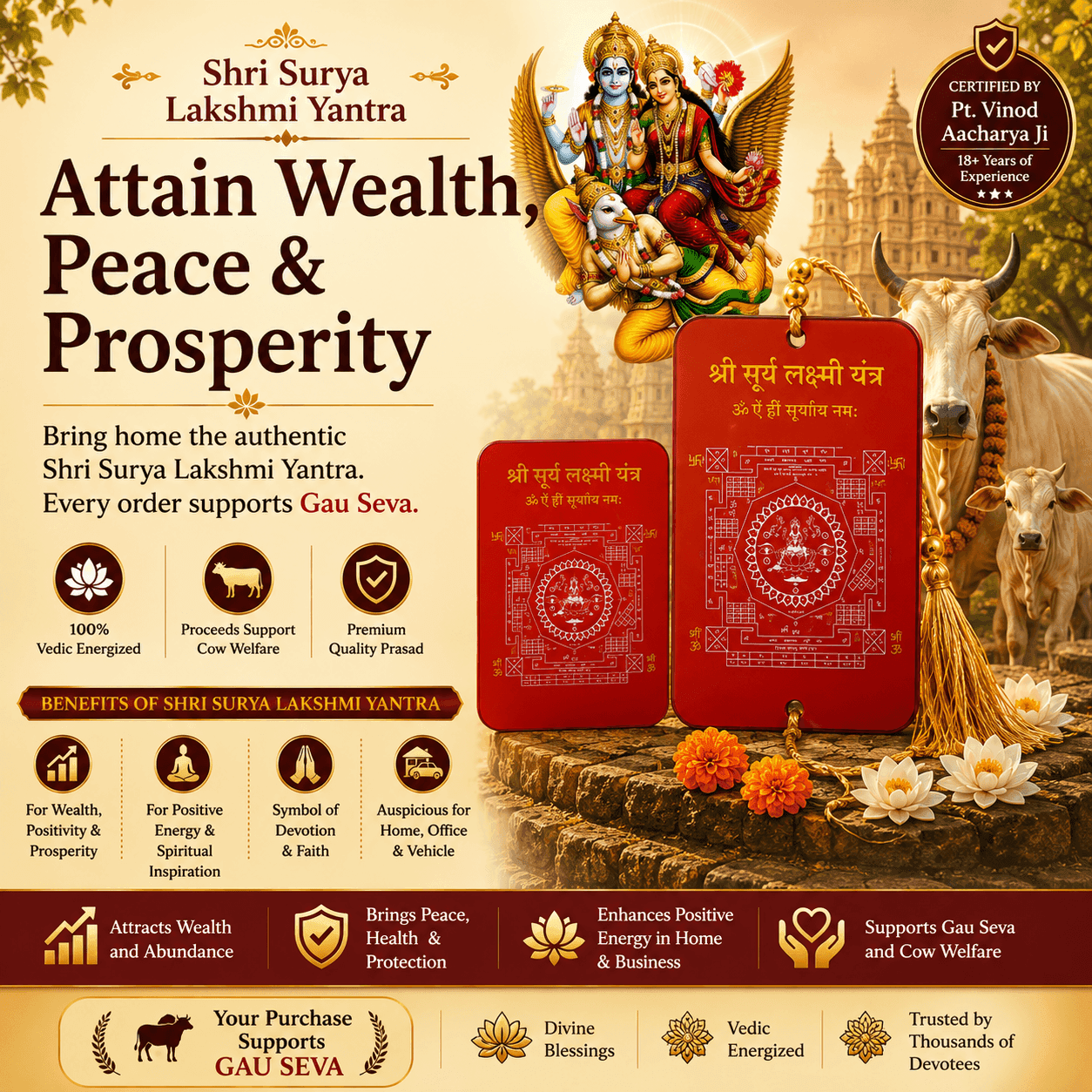 Shri Surya Lakshmi Yantra Banner